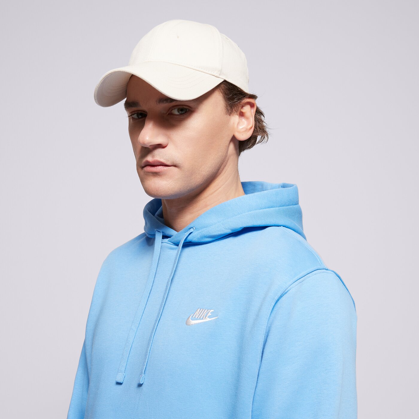 Мъжки суичър NIKE СУИТЧЪР С КАЧУЛКА NIKE SPORTSWEAR CLUB FLEECE bv2654-412 цвят син