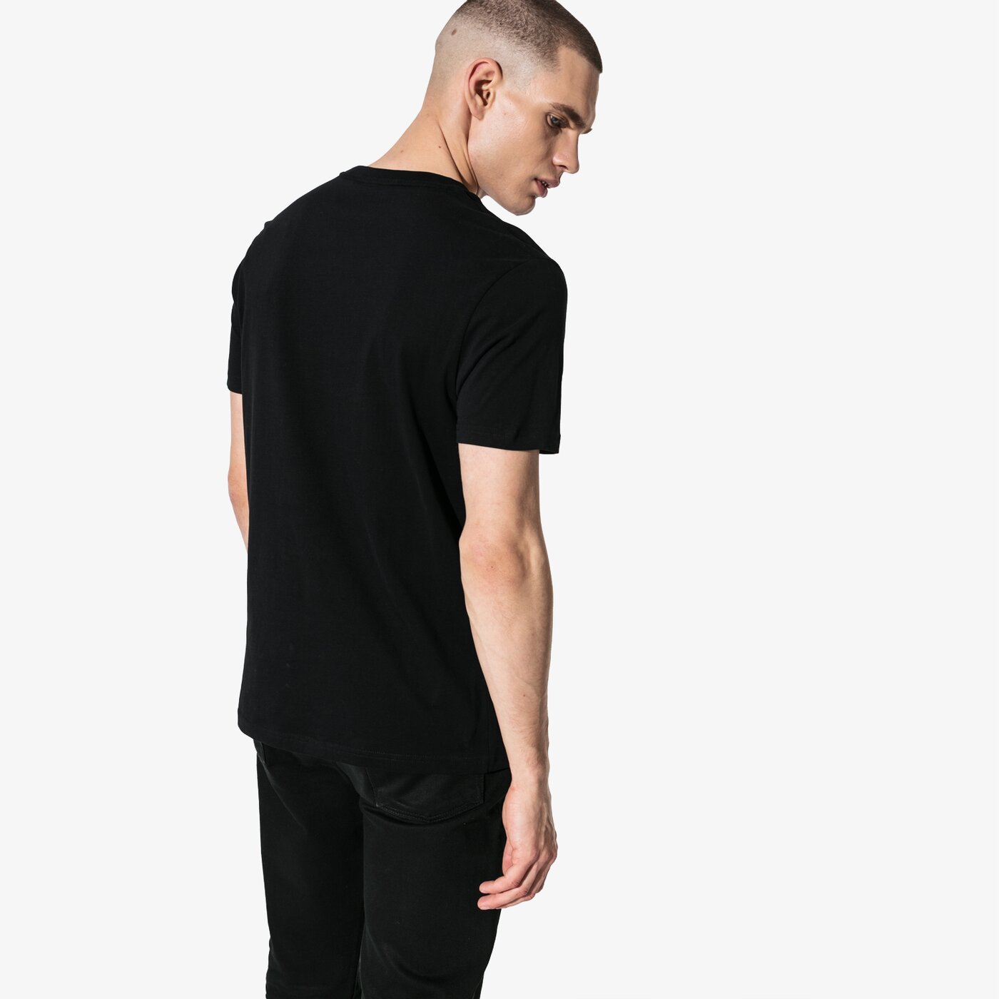 Мъжка тениска CHAMPION ТЕНИСКА SS PRINTED ТЕНИСКА chz191183-2175 цвят черен