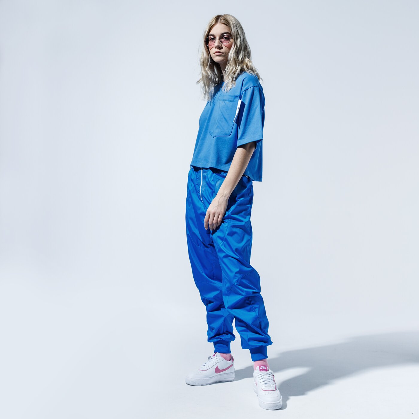 Дамски панталони NIKE ПАНТАЛОНИ W NSW NSW PANT WVN ct0880-453 цвят син