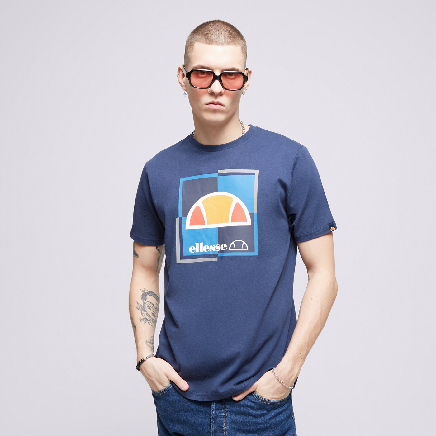 Мъжка тениска ELLESSE ТЕНИСКА MICHAELO TEE NAVY sxp15829429 цвят тъмносин