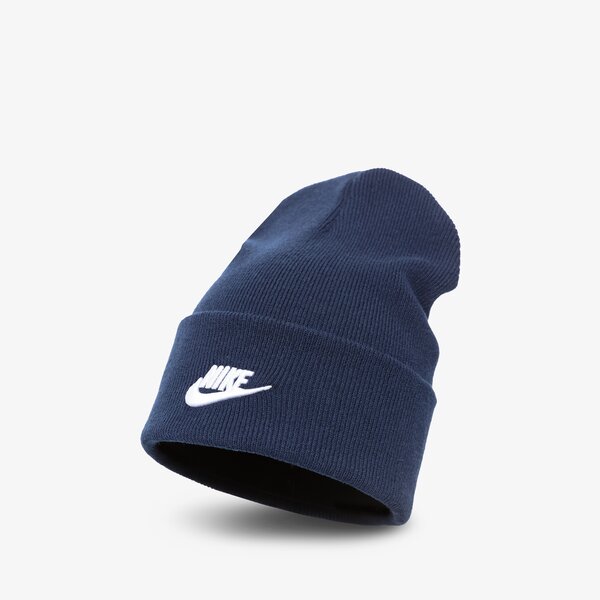 Дамска зимна шапка NIKE ШАПКА U NSW BEANIE UTILITY FUTURA dj6224-410 цвят тъмносин