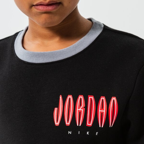 Детски суичър JORDAN СУИТЧЪР MJ MVP HBR CREW BOY 95b700-023 цвят черен