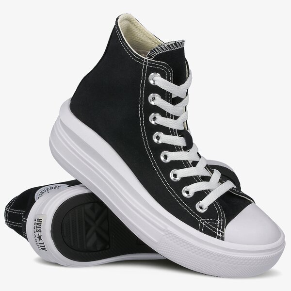 Дамски маратонки CONVERSE CHUCK TAYLOR ALL STAR MOVE HIGH  568497c цвят черен