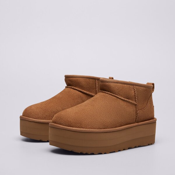 Дамски кежуал UGG CLASSIC ULTRA MINI PLATFORM 1135092-che цвят кафяв