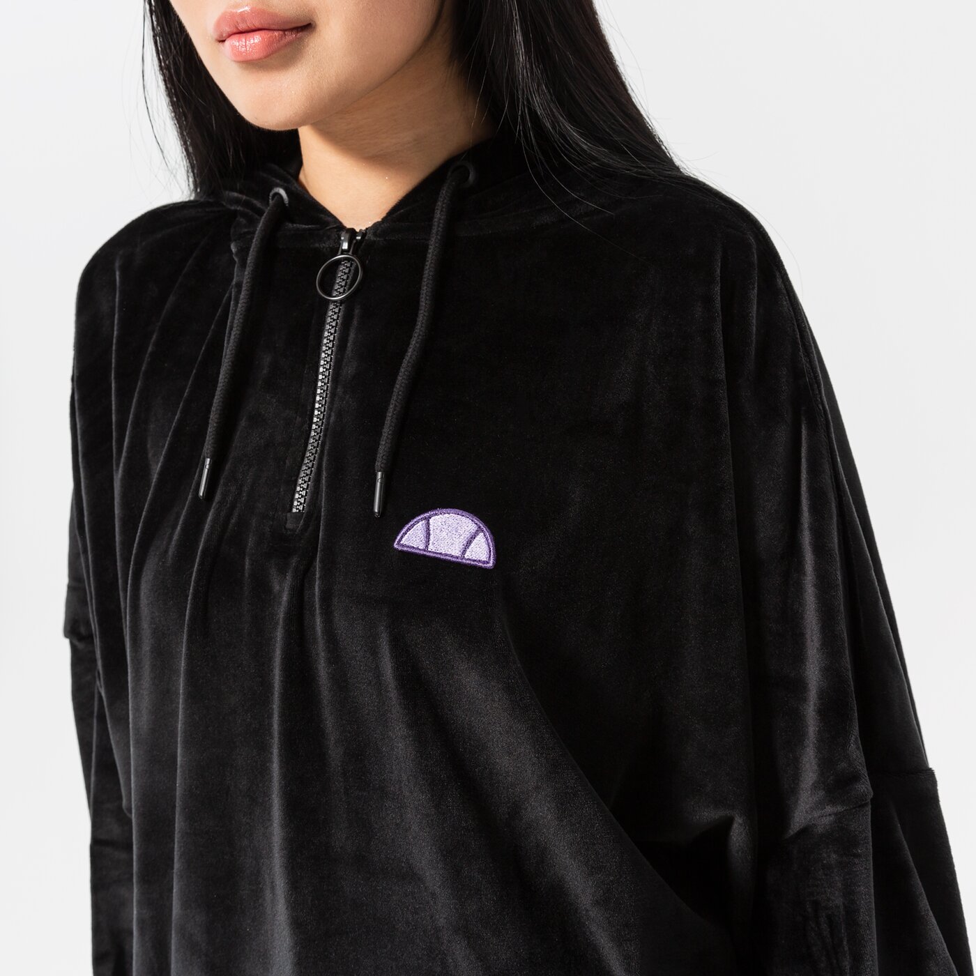 Дамски суичър ELLESSE СУИТЧЪР С КАЧУЛКА GENE SWEATSHIRT WSHD BLK sgm14167079 цвят черен