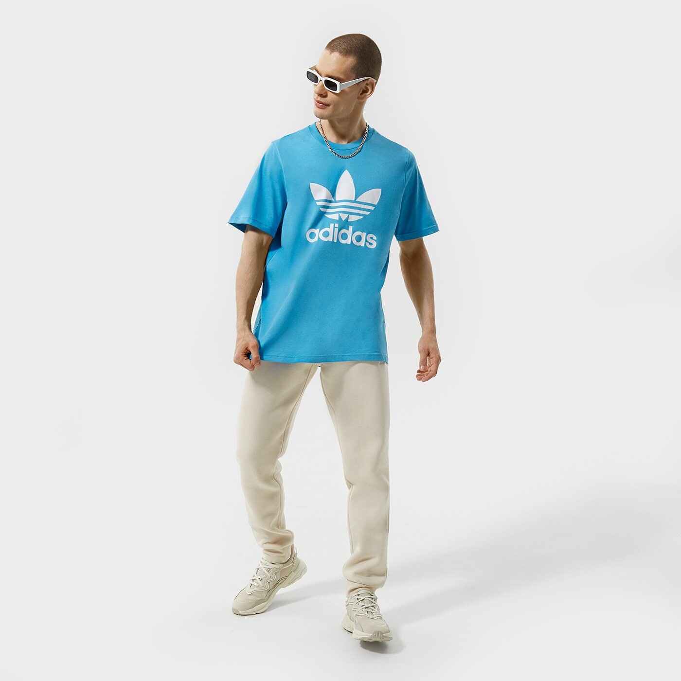 Мъжка тениска ADIDAS ТЕНИСКА TREFOIL he9513 цвят син