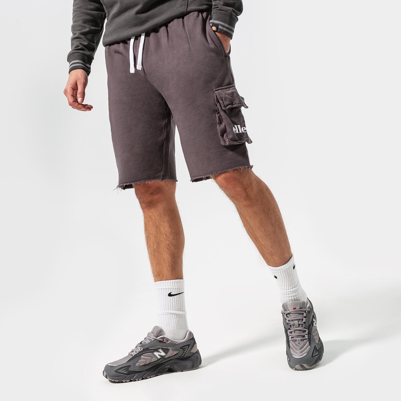 Мъжки къси панталони ELLESSE ШОРТИ NEEM SHORT BLK shm13798011 цвят черен