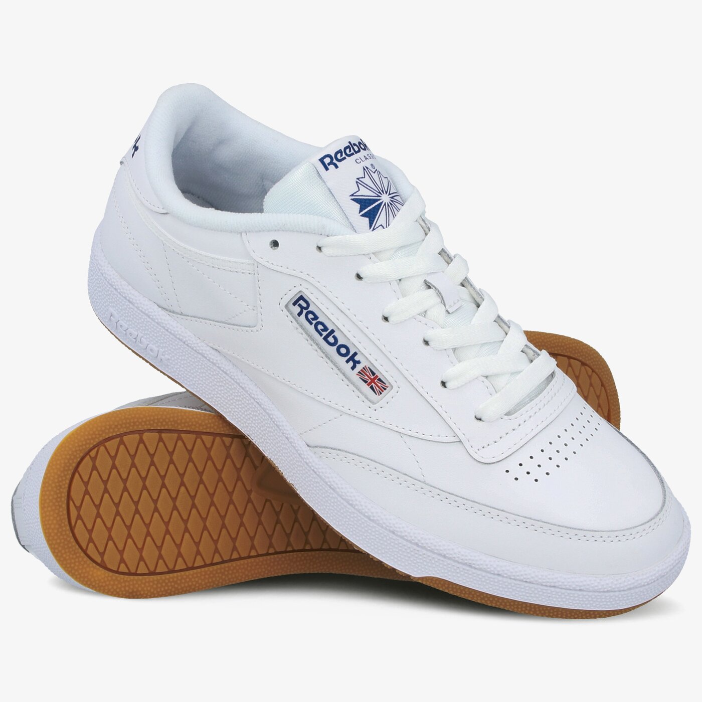 Мъжки маратонки REEBOK CLUB C 85 ar0459 цвят бял