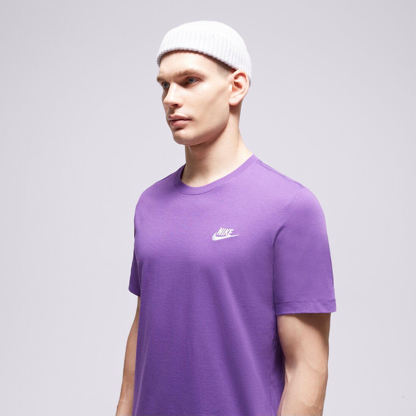 Мъжка тениска NIKE ТЕНИСКА SPORTSWEAR CLUB ar4997-599 цвят виолетов