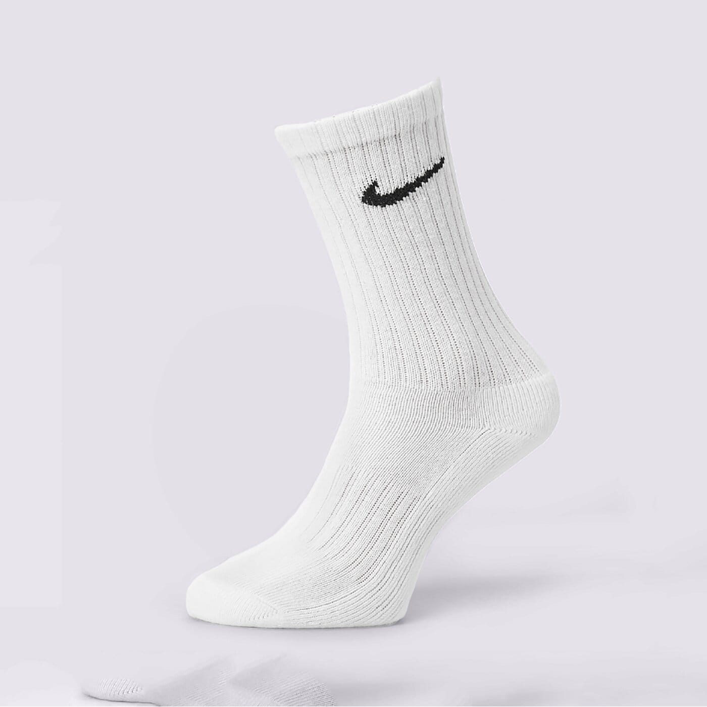 Дамски чорапи NIKE ЧОРАПИ 3PPK VALUE COTTON CREW sx4508-101 цвят бял