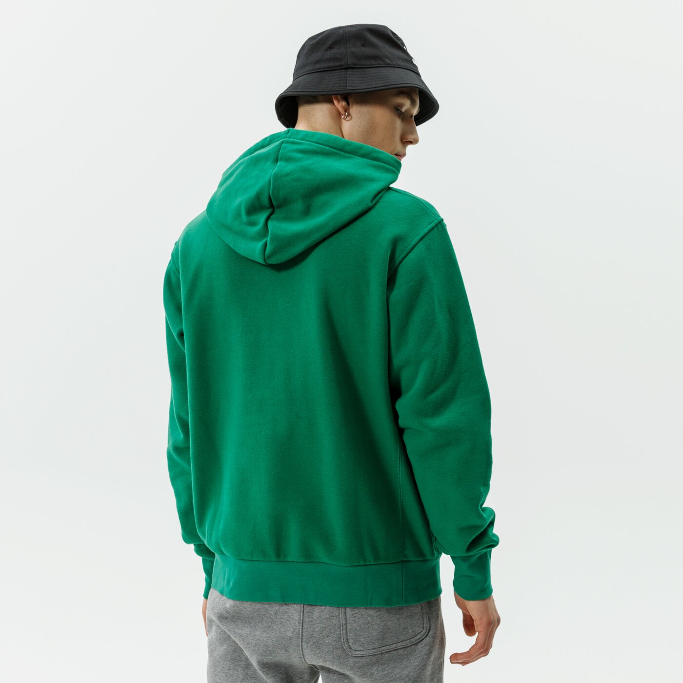 Мъжки суичър NIKE СУИТЧЪР С КАЧУЛКА BOS M NK PO FLC ESSNTL NBA db1818-312 цвят зелен