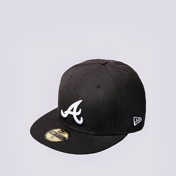 Дамска шапка с козирка NEW ERA ШАПКА MLB BASIC ATLANTA BRAVES 10047487 цвят черен