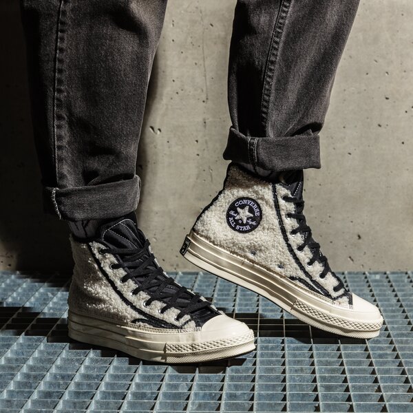 Дамски маратонки CONVERSE CHUCK 70 FRENCH BINDING 172006c цвят бял