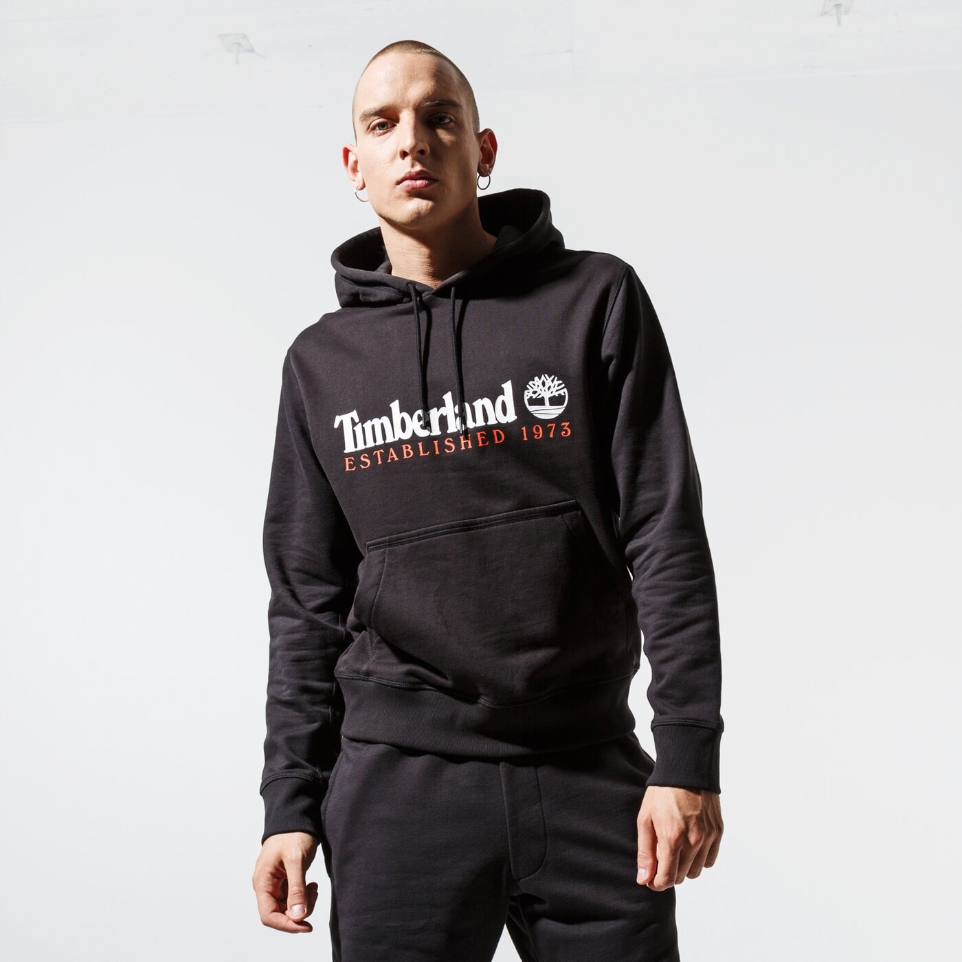 Мъжки суичър TIMBERLAND СУИТЧЪР ESSENTIAL ESTABLISHED 1973 tb0a1y2d0011 цвят черен