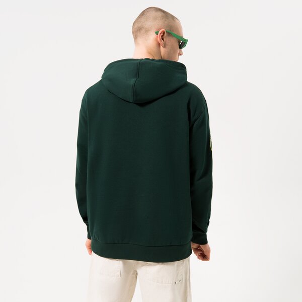 Мъжки суичър NEW ERA СУИТЧЪР С КАЧУЛКА HERITAGE ATHLETIC OAKLAND ATHLETIC 60332231 цвят зелен