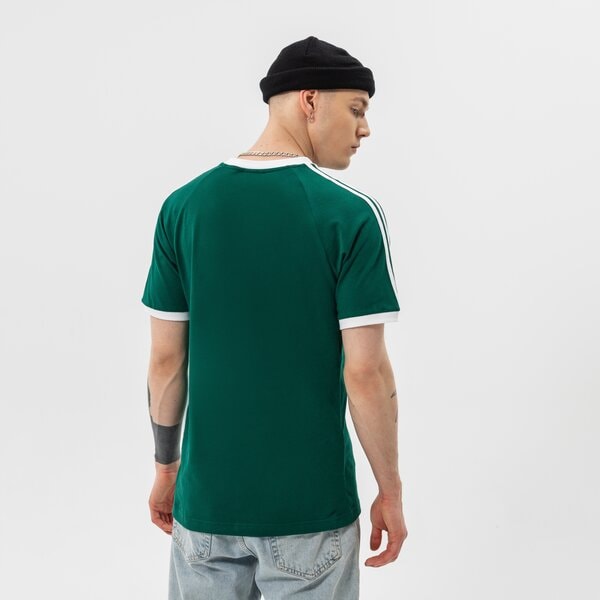 Мъжка тениска ADIDAS ТЕНИСКА 3-STRIPES TEE he9546 цвят зелен
