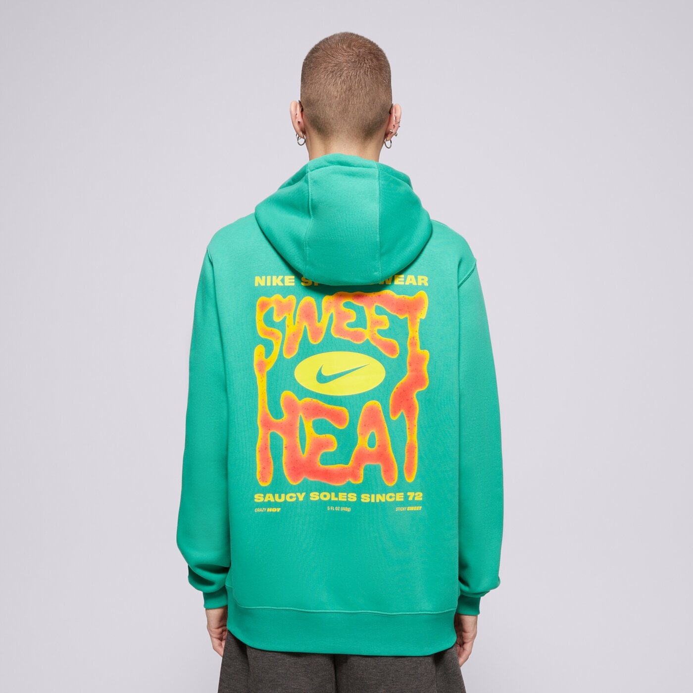 Мъжки суичър NIKE СУИТЧЪР С КАЧУЛКА U NSW HDY CLUB PO BB OC 2 ib4144-324 цвят зелен