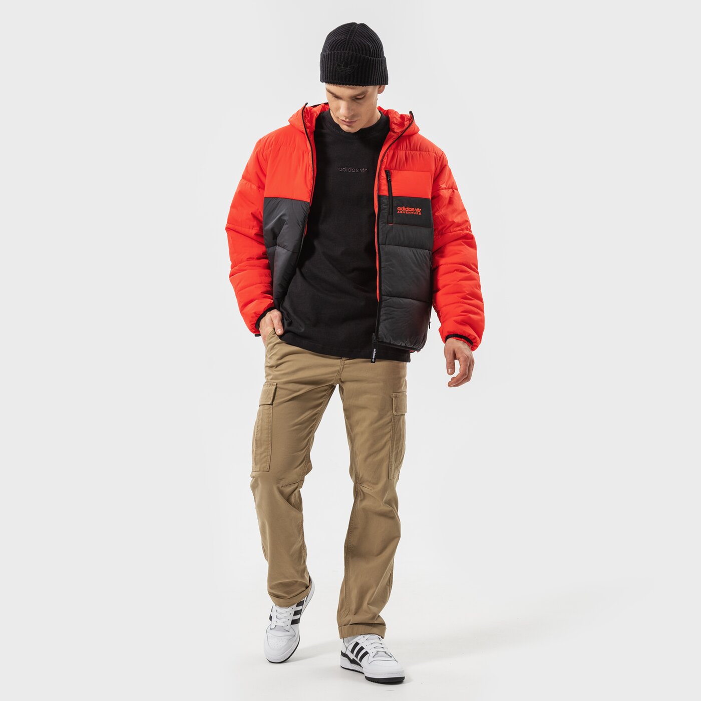 Мъжка тениска ADIDAS ТЕНИСКА TREFOIL LINEAR RIB TEE hm2660 цвят черен