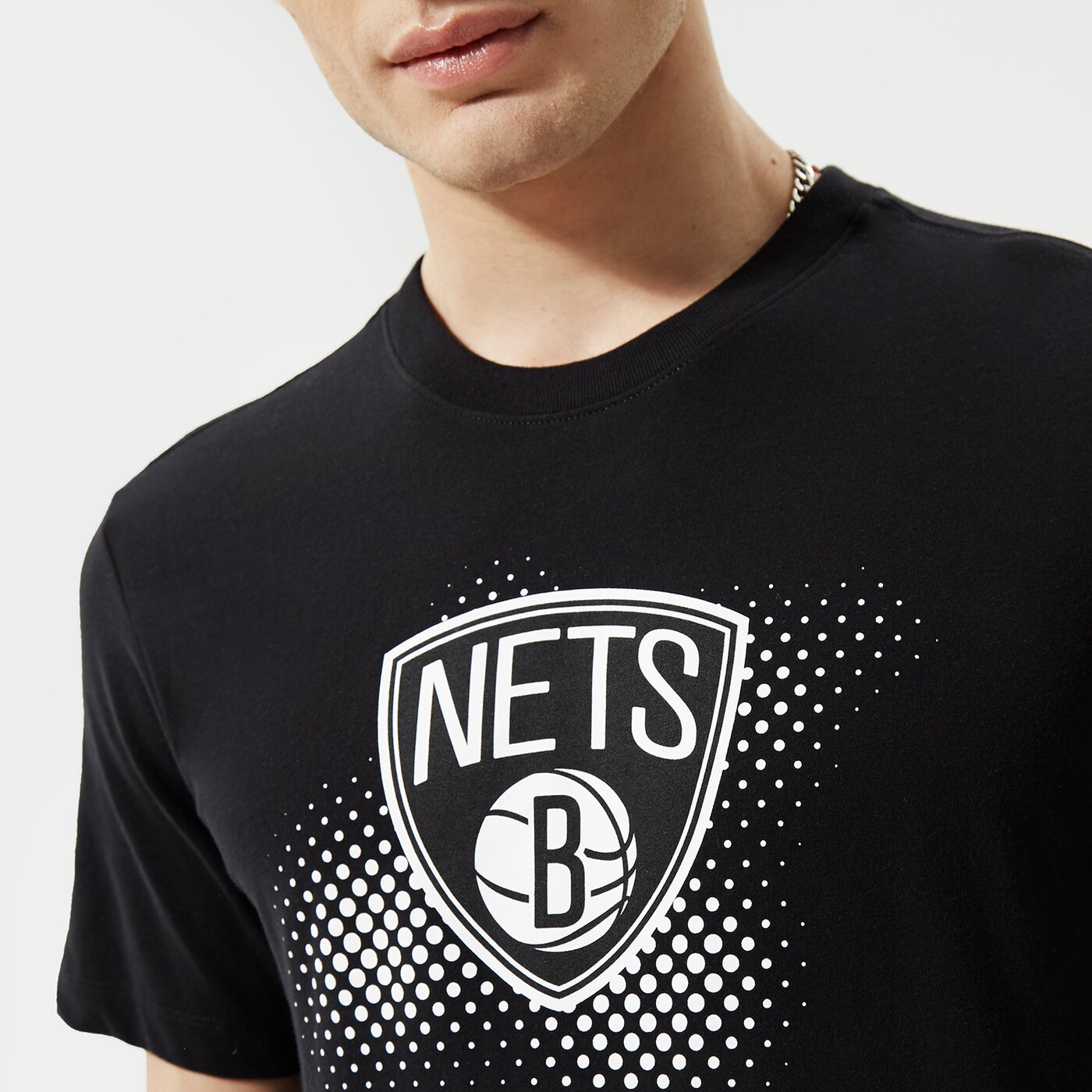 Мъжка тениска NIKE ТЕНИСКА BKN M NK DF ES FTPK LGO SS TEE NBA dh7067-010 цвят черен