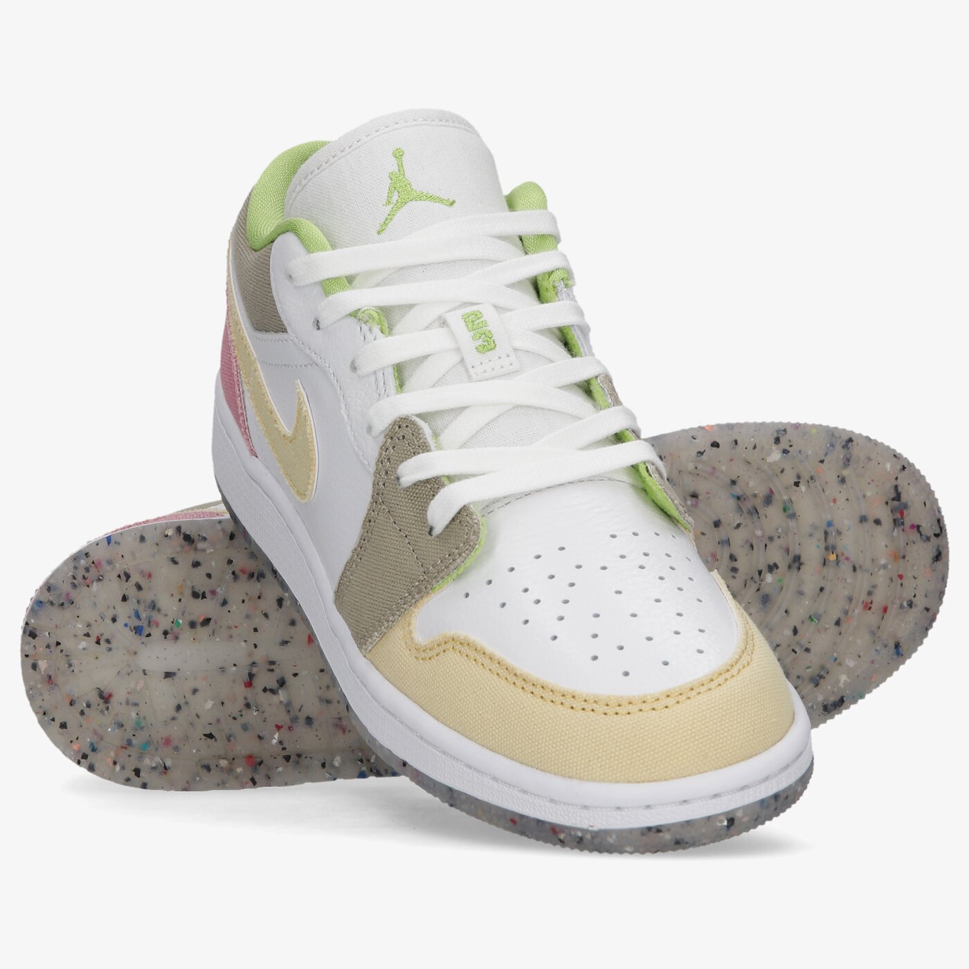 Детски маратонки AIR JORDAN 1 LOW SE (GS) dj0341-100 цвят многоцветен