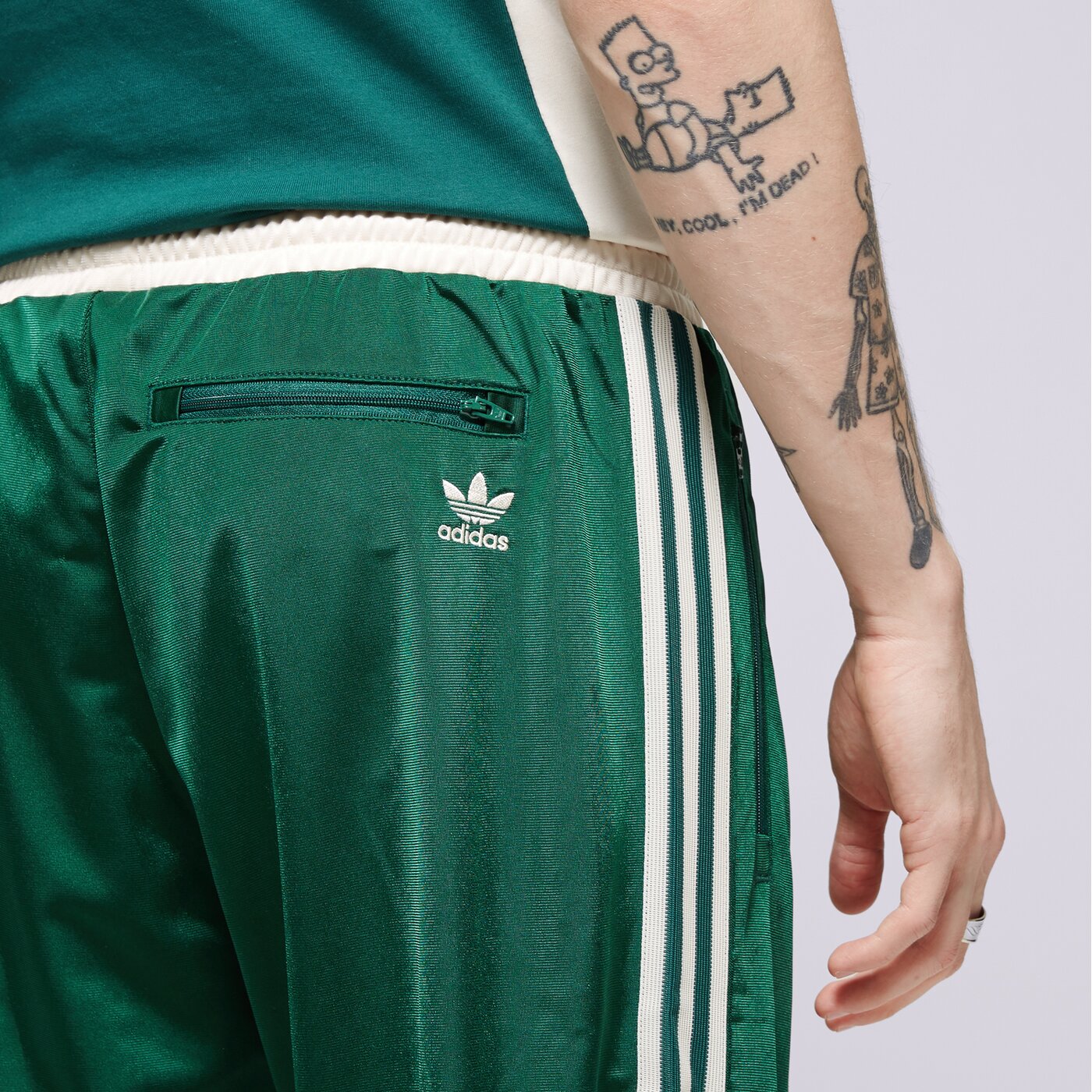 Мъжки панталони ADIDAS ПАНТАЛОНИ ARCHIVE TP is1402 цвят зелен