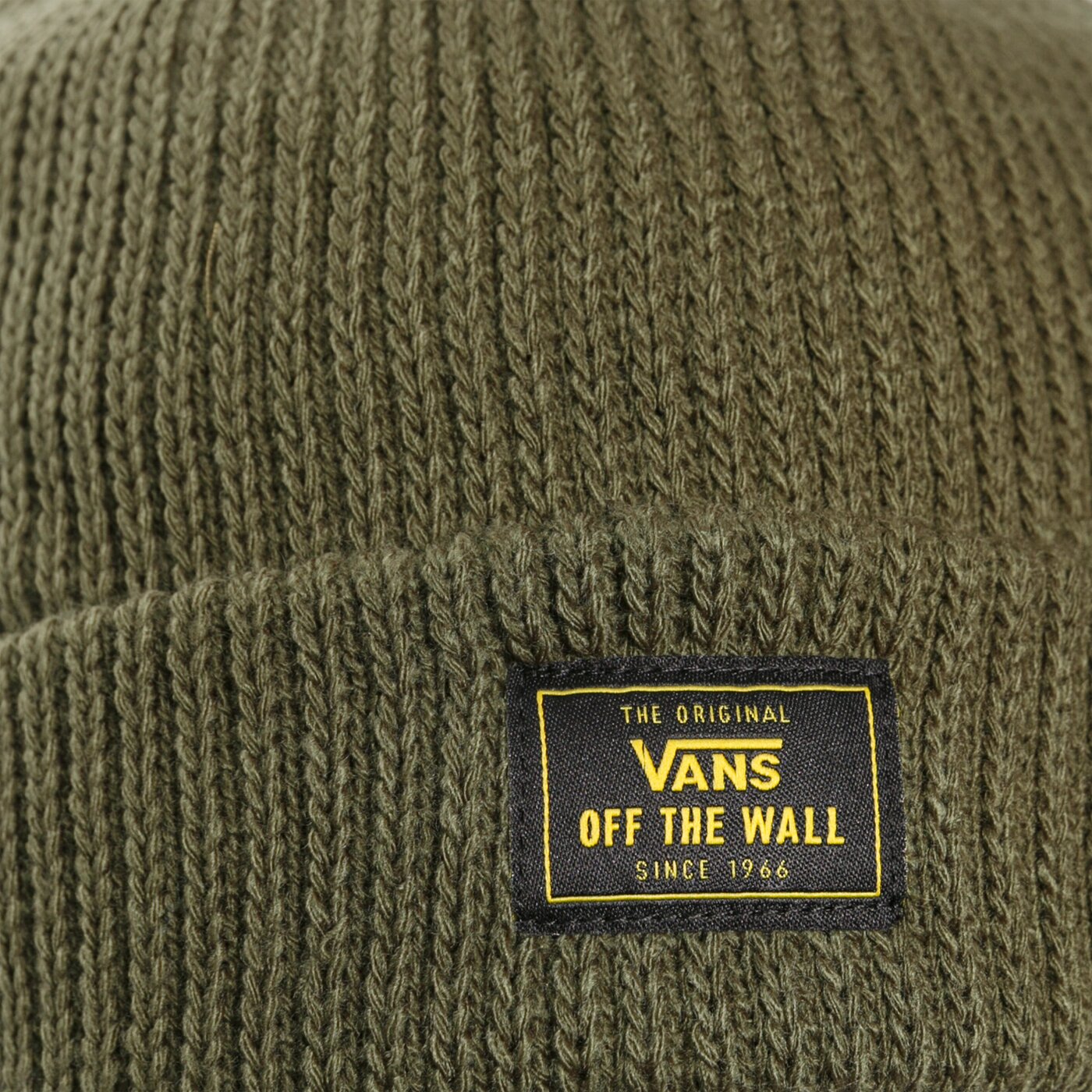 Дамска зимна шапка VANS ЗИМНА ШАПКА BRUCKNER CUFF BEANIE vn0a3i5lkcz1 цвят каки