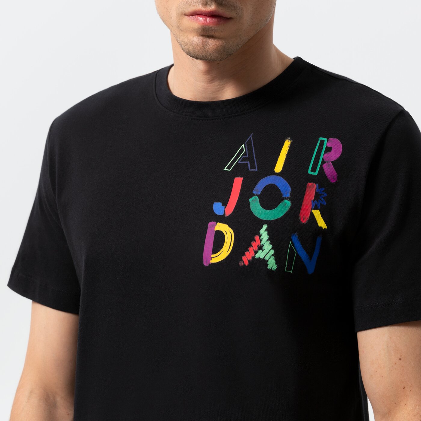 Мъжка тениска JORDAN ТЕНИСКА M J BRAND GFX SS CREW 4 dm3078-010 цвят черен