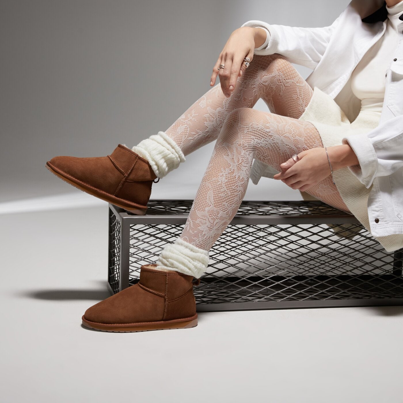 Дамски кежуал EMU AUSTRALIA STINGER MICRO w10937chestnut цвят кафяв