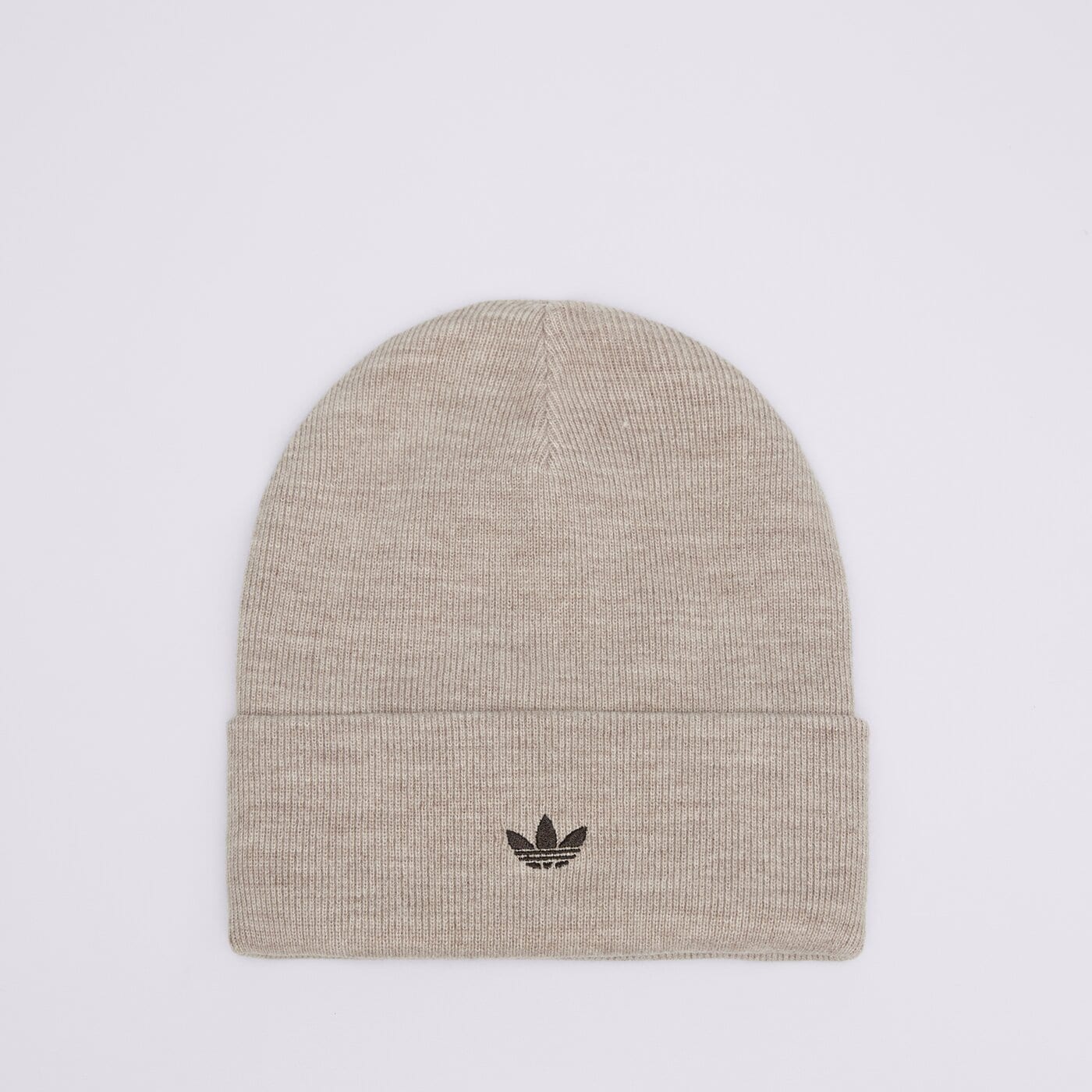 Дамска зимна шапка ADIDAS ШАПКА ADICOLOR CUFF B jw1116 цвят сив