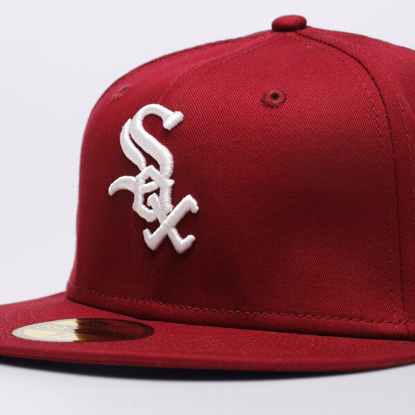 Мъжка шапка с козирка NEW ERA ШАПКА LE 5950 WHITE SOX CHICAGO WHITE SOX 60364430 цвят бордо