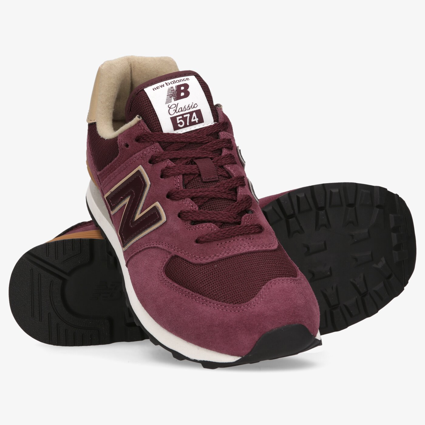 Мъжки маратонки NEW BALANCE 574  ml574bg2 цвят бордо