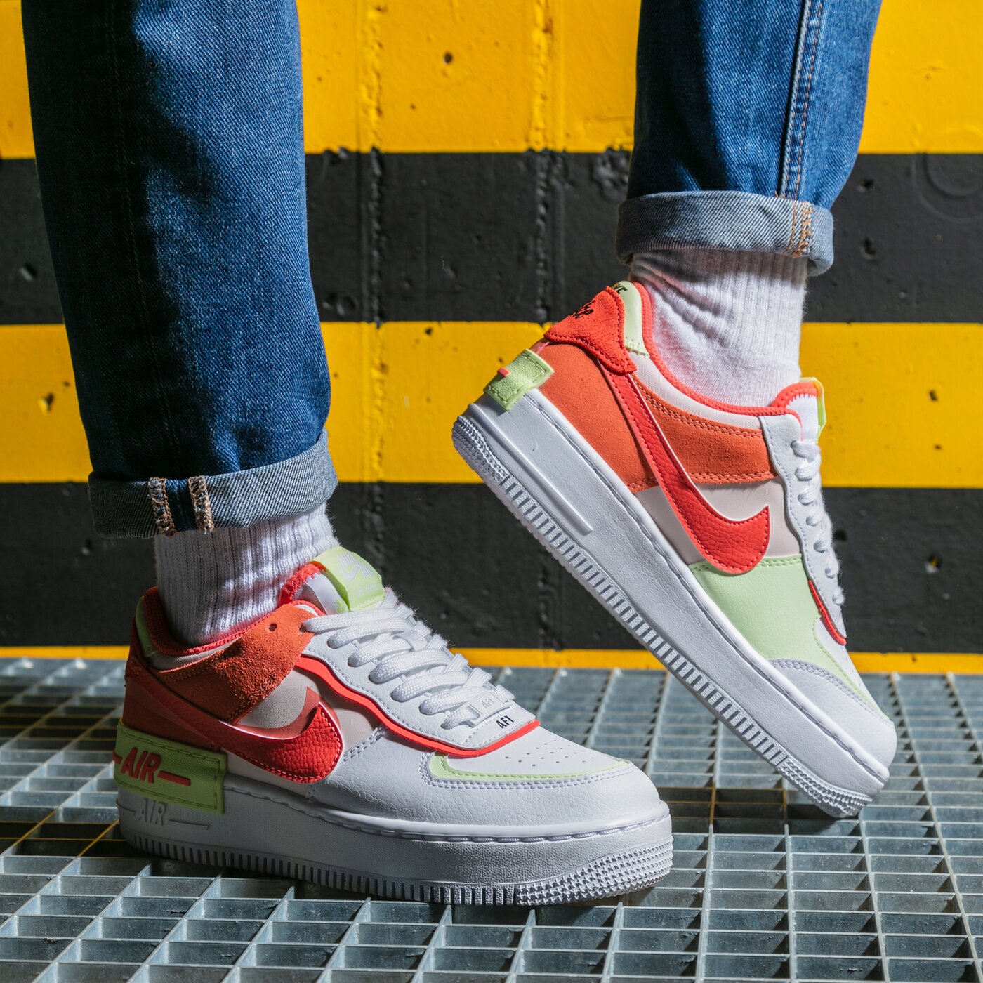 Дамски маратонки NIKE AIR FORCE 1 SHADOW ci0919-110 цвят бял