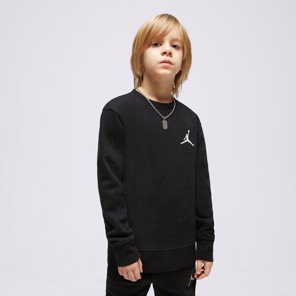 Детски суичър JORDAN СУИТЧЪР JUMPMAN ESSENTIALS CREW UU 95c577-023 цвят черен