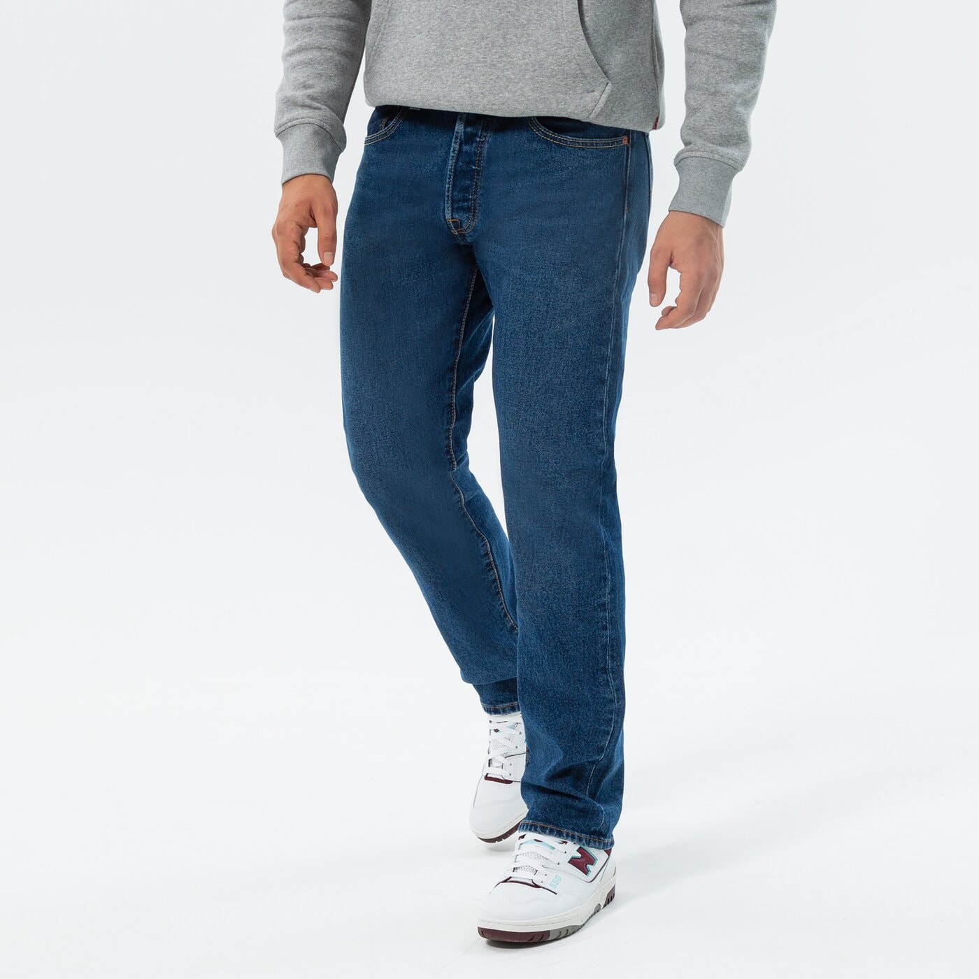 Мъжки панталони LEVI'S ПАНТАЛОНИ 501 '93 STRAIGHT 79830-0252 цвят тъмносин