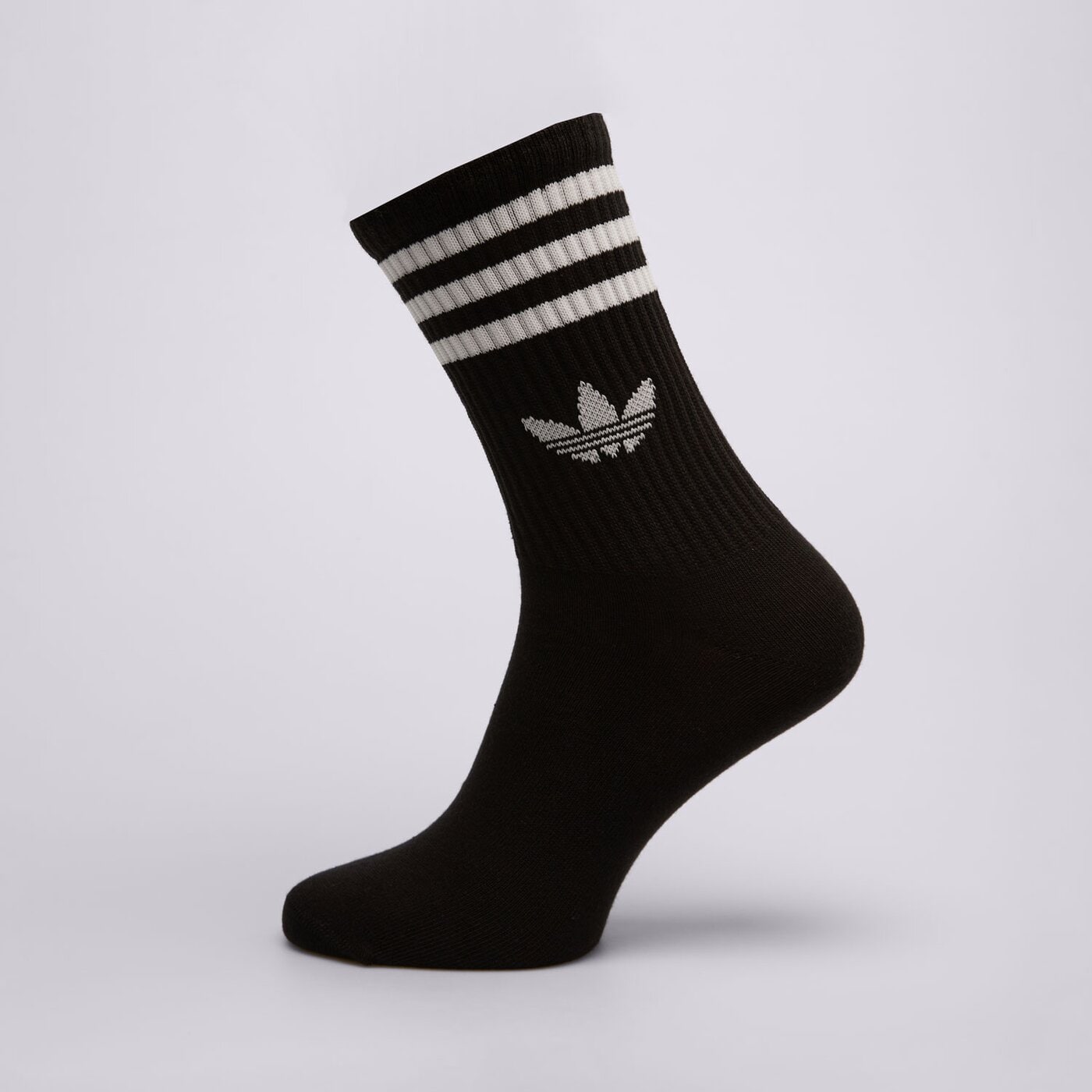 Дамски чорапи ADIDAS ЧОРАПИ 3S CREW S 3P jv7402 цвят черен