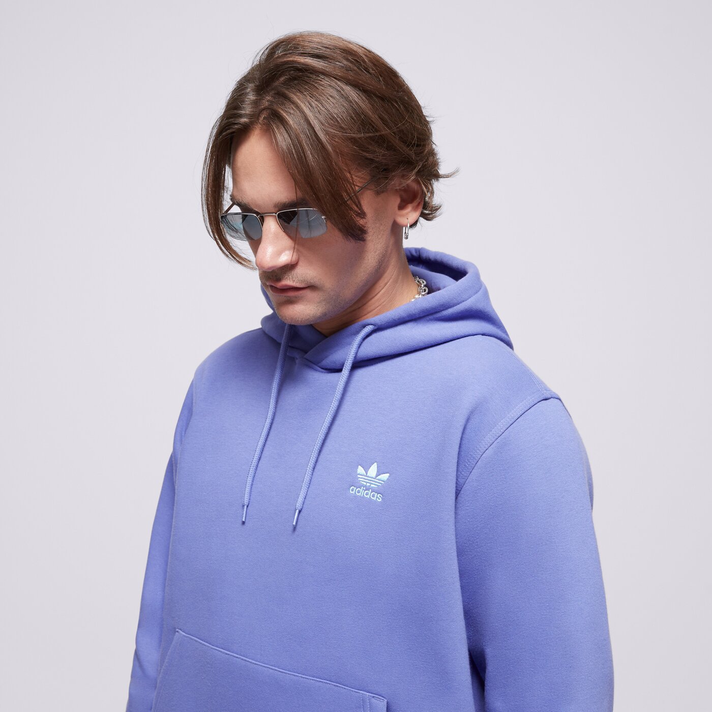 Мъжки суичър ADIDAS СУИТЧЪР С КАЧУЛКА ESS HD iy4926 цвят син