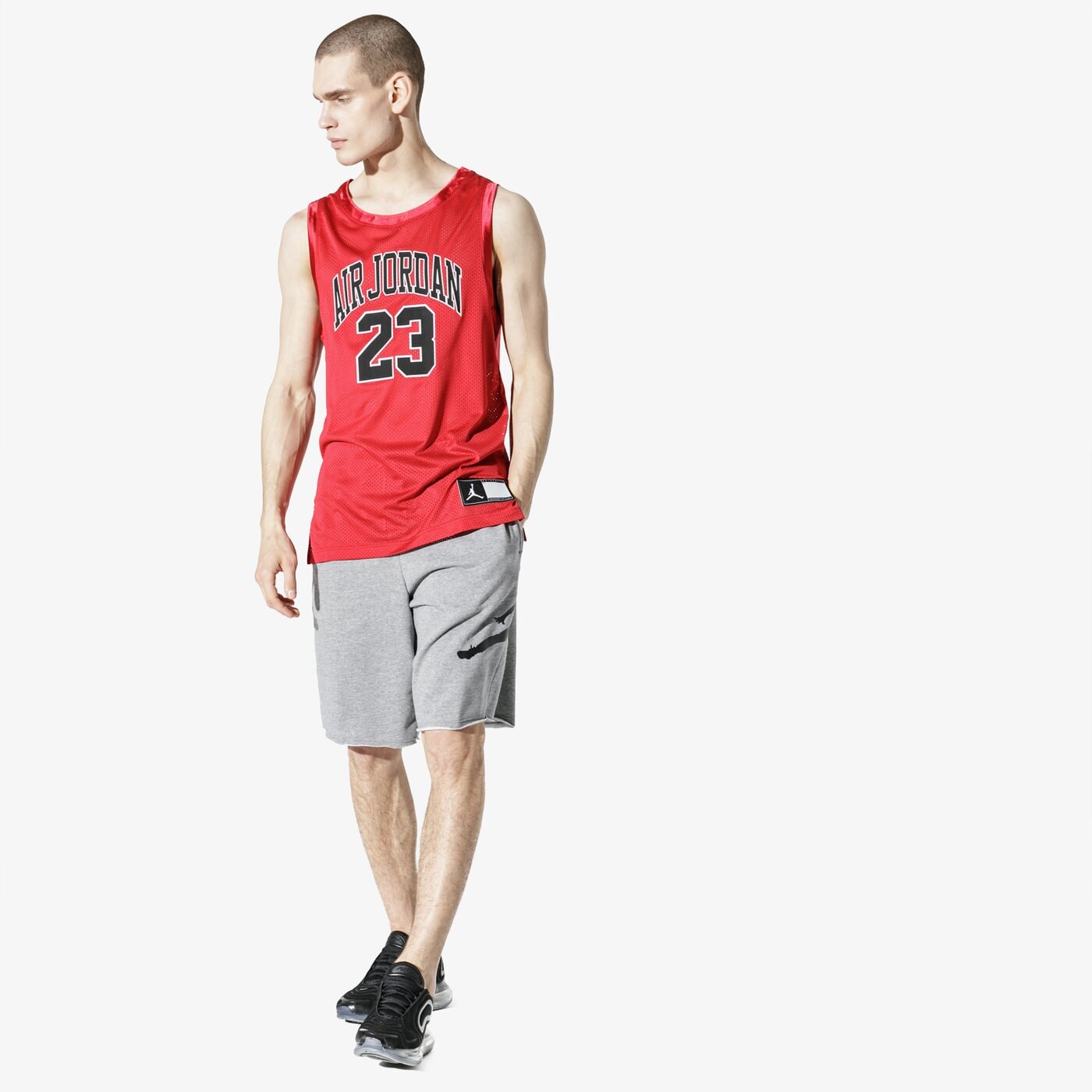 Мъжка тениска JORDAN ПОТНИК DNA DISTORTED JERSEY aj1140-687 цвят червен