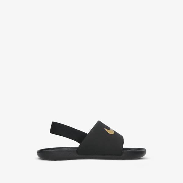 Детски чехли и сандали NIKE KAWA SLIDES  bv1094-003 цвят черен
