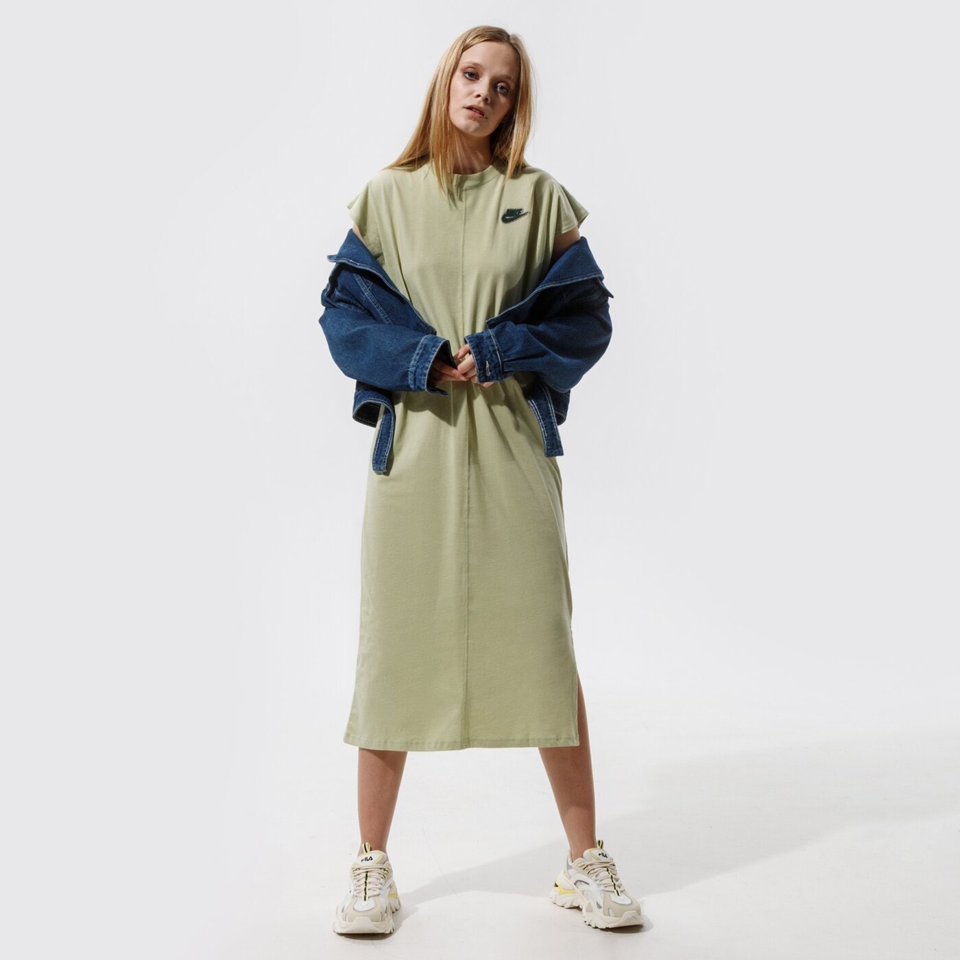 Дамски NIKE РОКЛЯ W NSW АНЦУГS EARTH DAY FT cz9247-371 цвят зелен