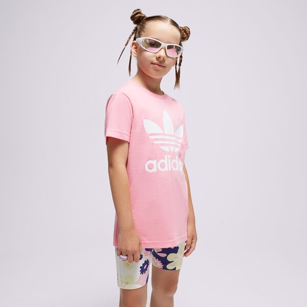 Детска тениска ADIDAS ТЕНИСКА TREFOIL TEE GIRL ib9932 цвят розов