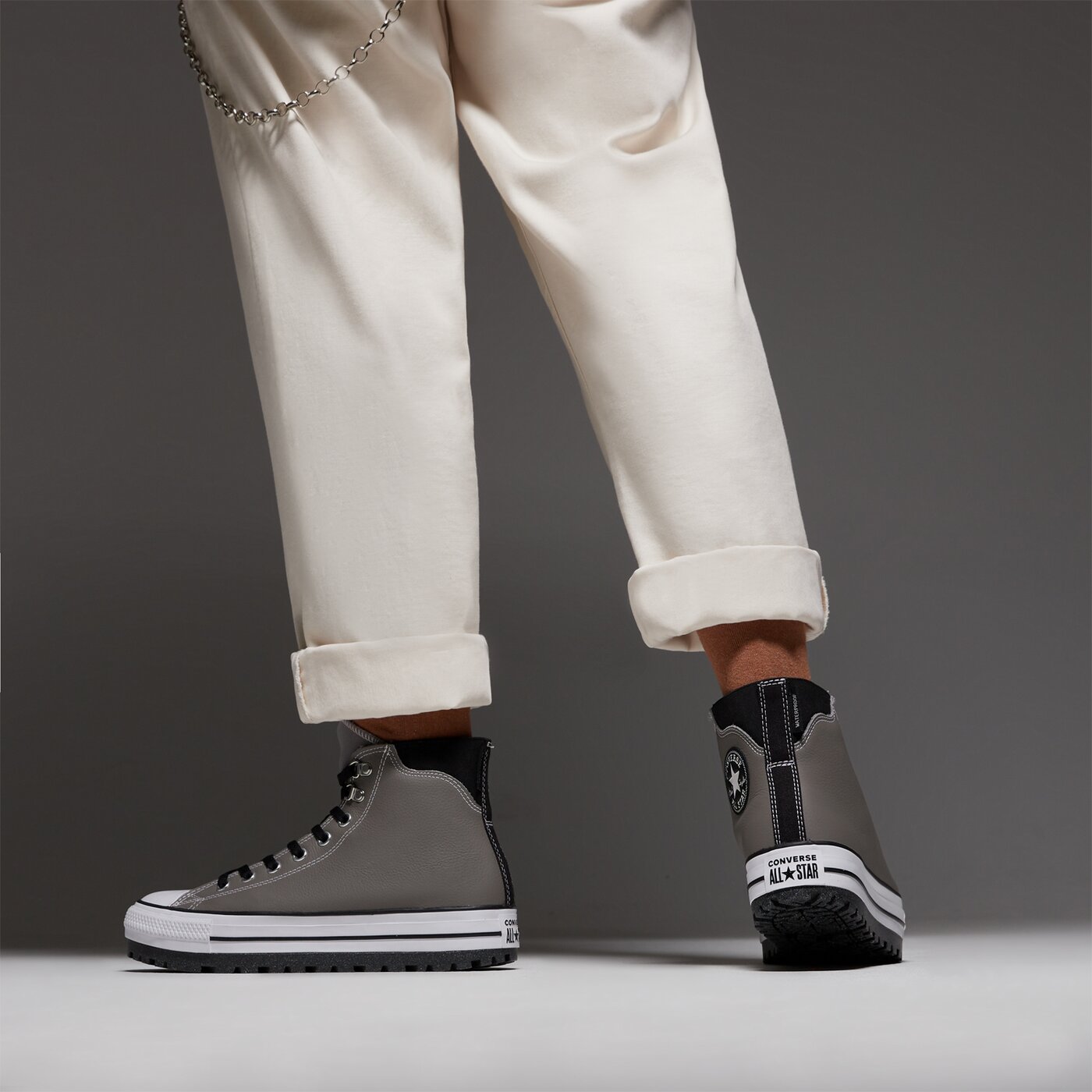 Мъжки маратонки CONVERSE CHUCK TAYLOR ALL STAR CITY TREK WP a05575c цвят сив