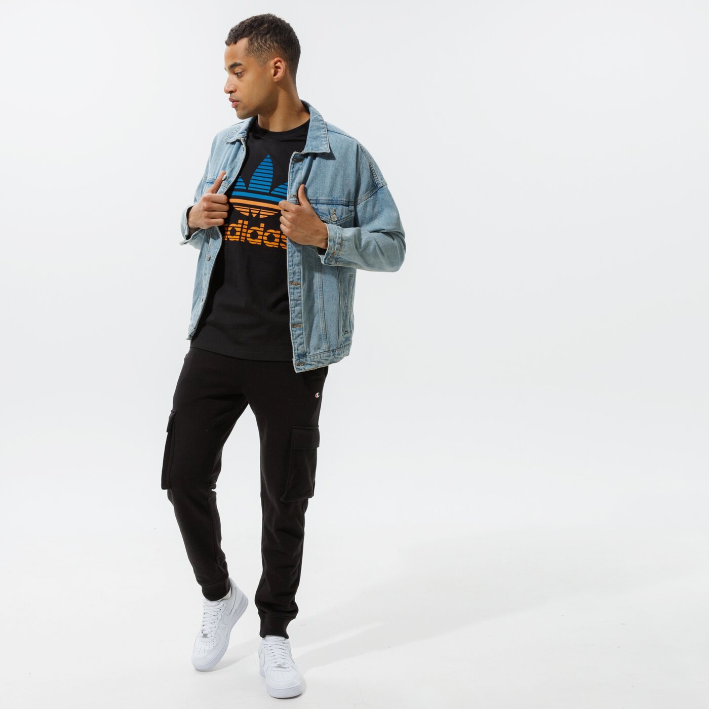 Мъжка тениска ADIDAS ТЕНИСКА TREF OMBRE T gp0166 цвят черен