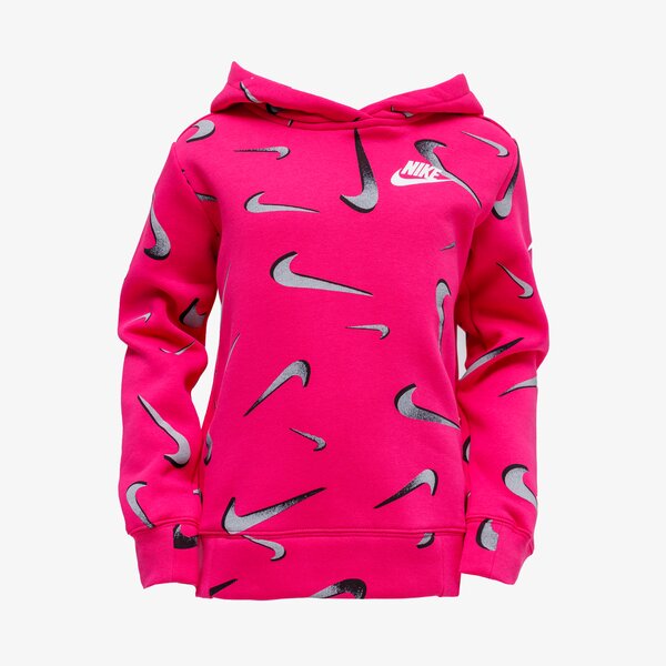 Детски суичър NIKE СУИТЧЪР С КАЧУЛКА SPORTSWEAR GIRL dc3429-675 цвят розов