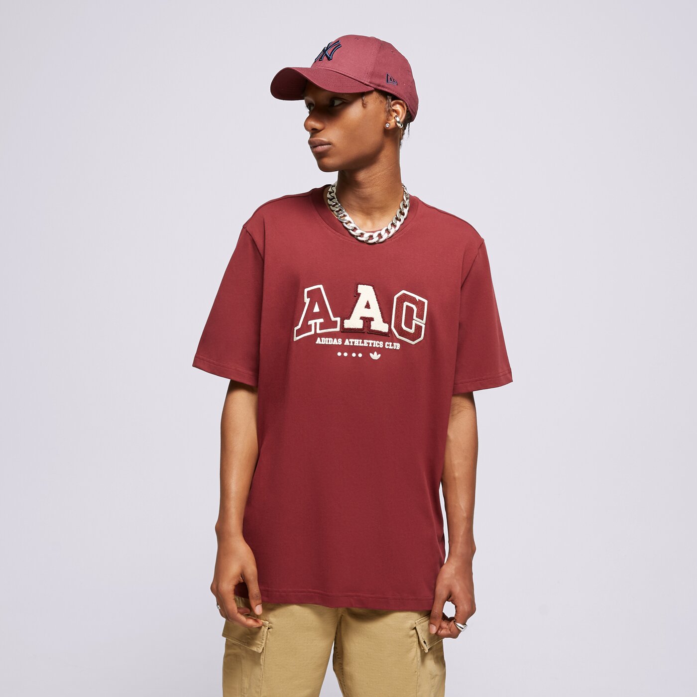 Мъжка тениска ADIDAS ТЕНИСКА METRO AAC TEE ic8373 цвят виолетов