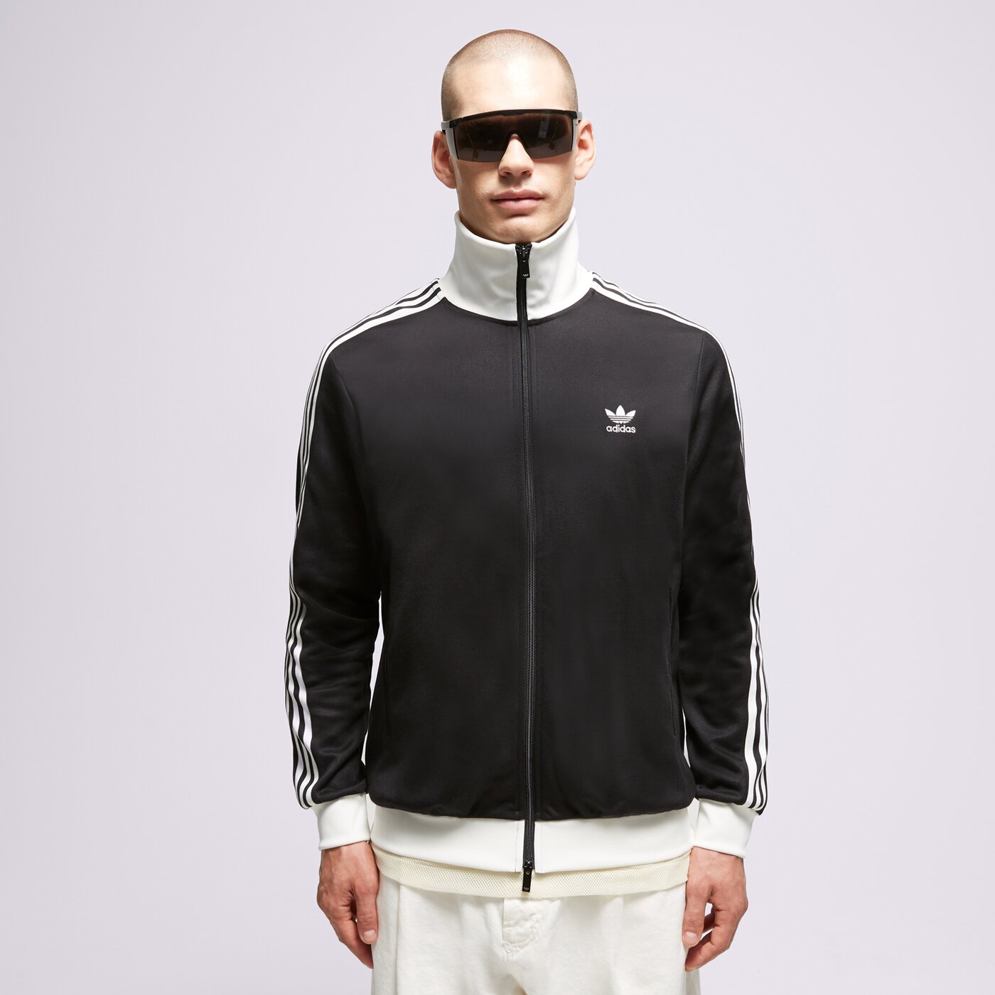 Мъжки суичър ADIDAS СУИТЧЪР С ЦИП BECKENBAUER TT ii5763 цвят черен