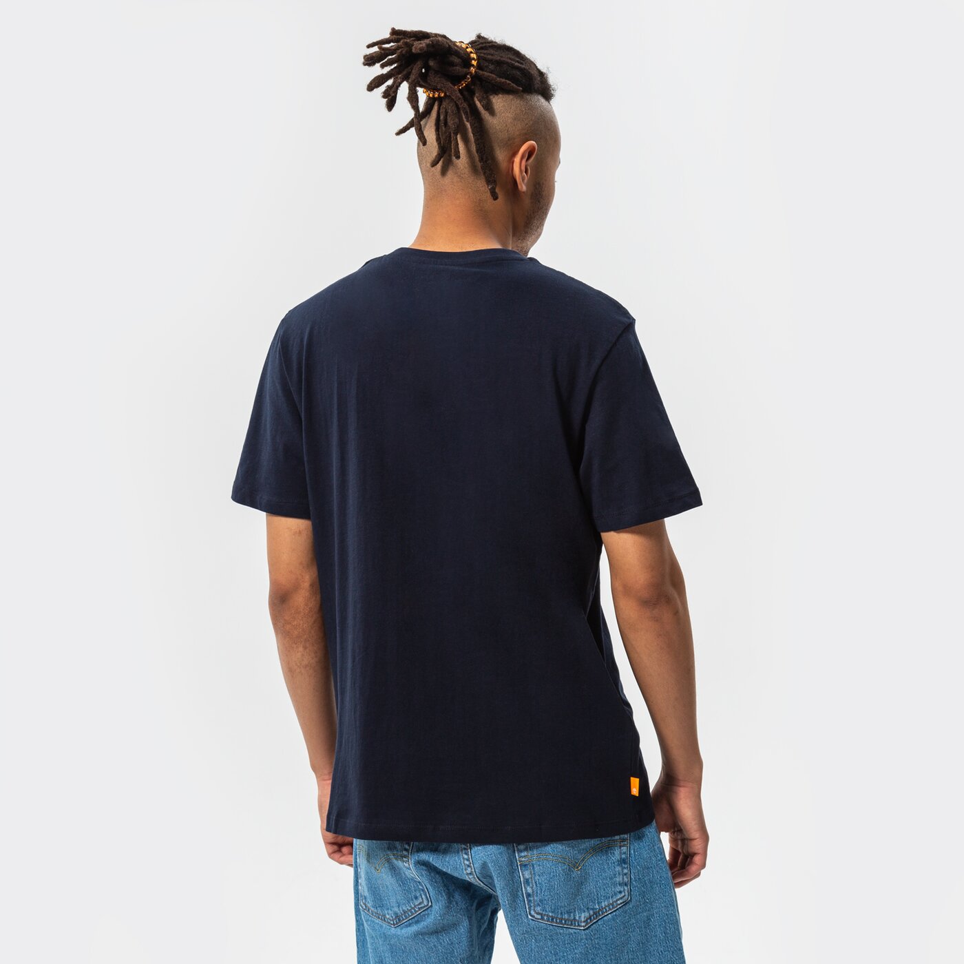 Мъжка тениска TIMBERLAND ТЕНИСКА YC SS STACK LOGO TEE tb0a2aj1u101 цвят тъмносин