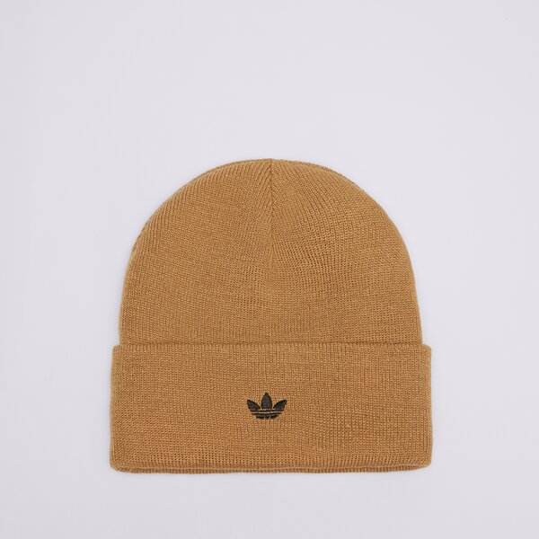 Дамска зимна шапка ADIDAS ШАПКА ADICOLOR CUFF B jw1115 цвят кафяв