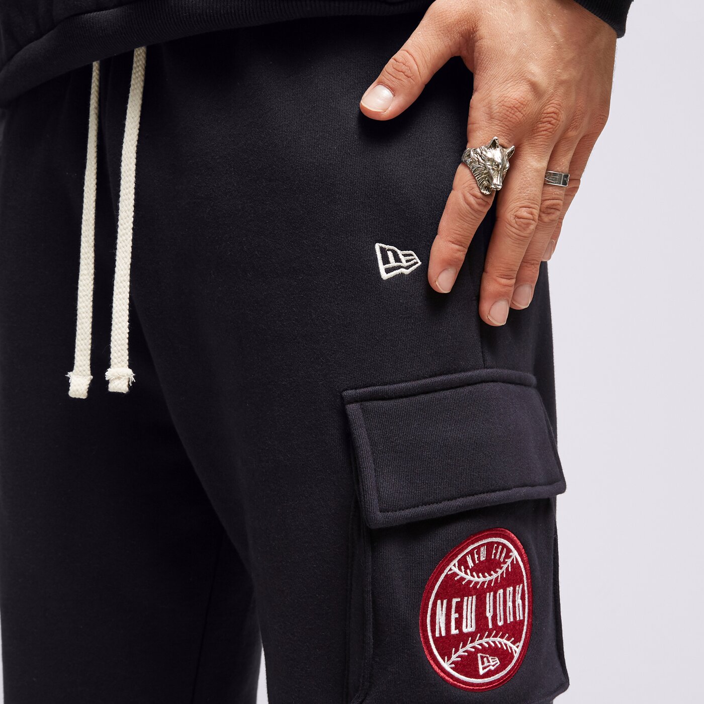 Мъжки панталони NEW ERA ПАНТАЛОНИ NE CARGO NONE 60416407 цвят тъмносин