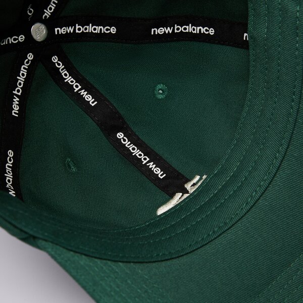 Дамска шапка с козирка NEW BALANCE ШАПКА 6 PANEL CLASSIC HAT lah91014nwg цвят зелен