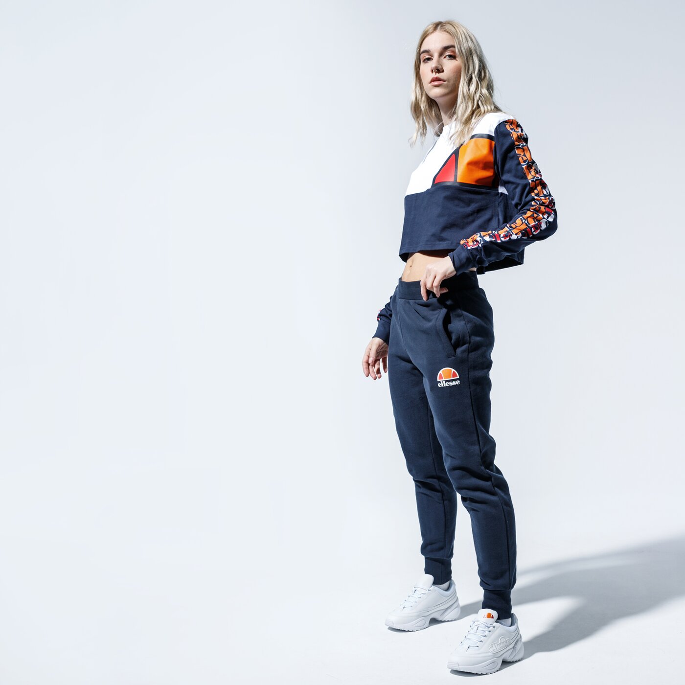 Дамски суичър ELLESSE СУИТЧЪР TAMEDEO sge08435white цвят бял